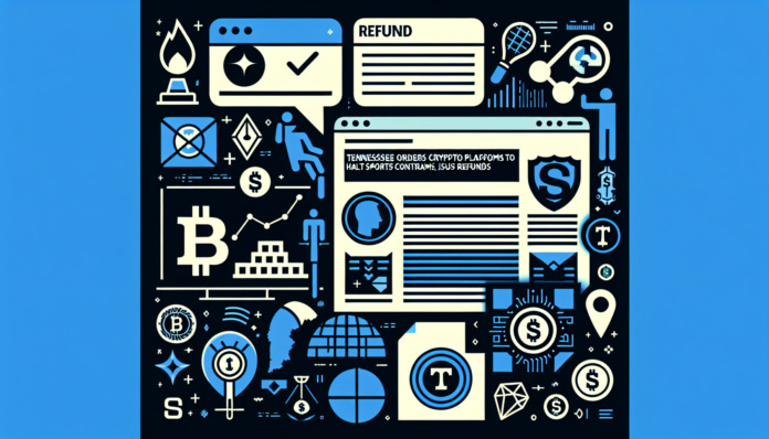 Tennessee orders Kalshi, Polymarket and Crypto.com to halt sports contracts, issue refunds.