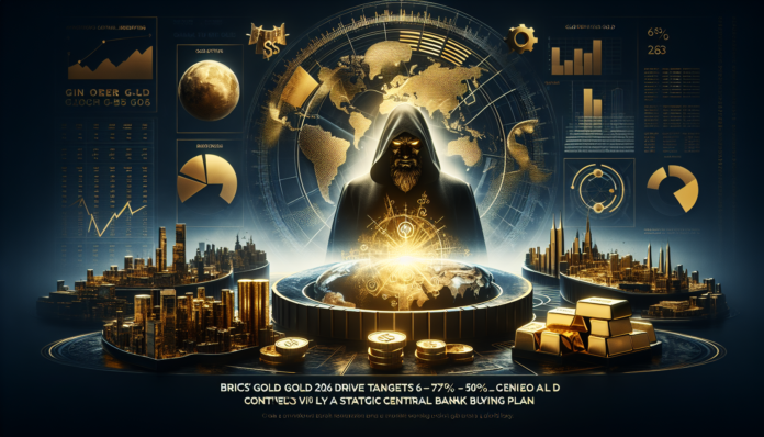 BRICS' Gold 2026 Drive Targets 65-70% Global Reserve Control via Central Bank Buying Plan.