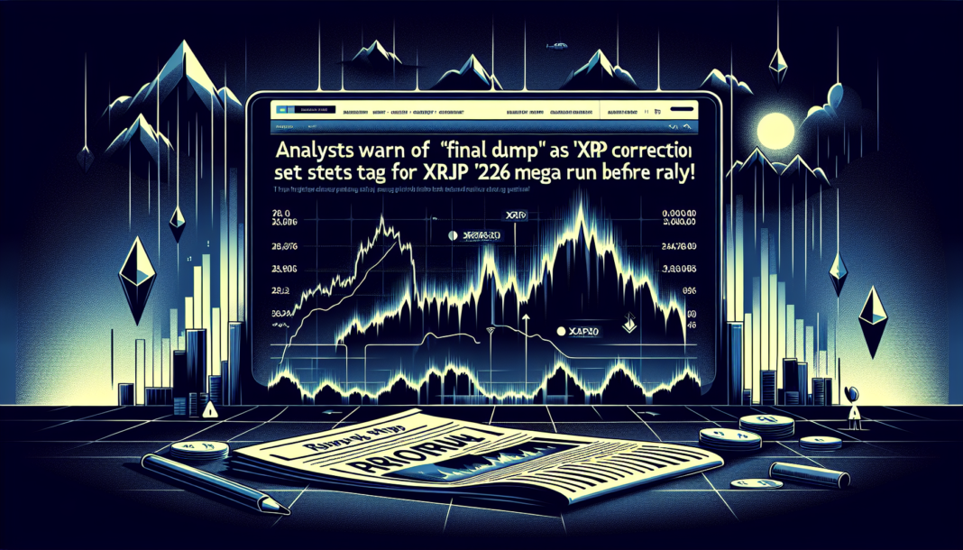 Analysts Warn of 'Final Dump' as XRP Correction Sets Stage for 2026 Mega Run Before Rally!