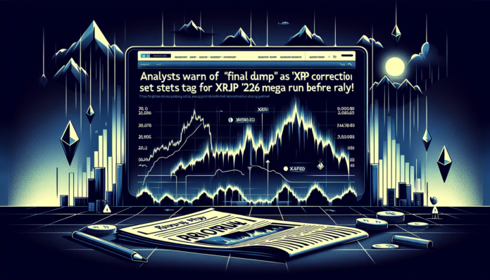 Analysts Warn of 'Final Dump' as XRP Correction Sets Stage for 2026 Mega Run Before Rally!