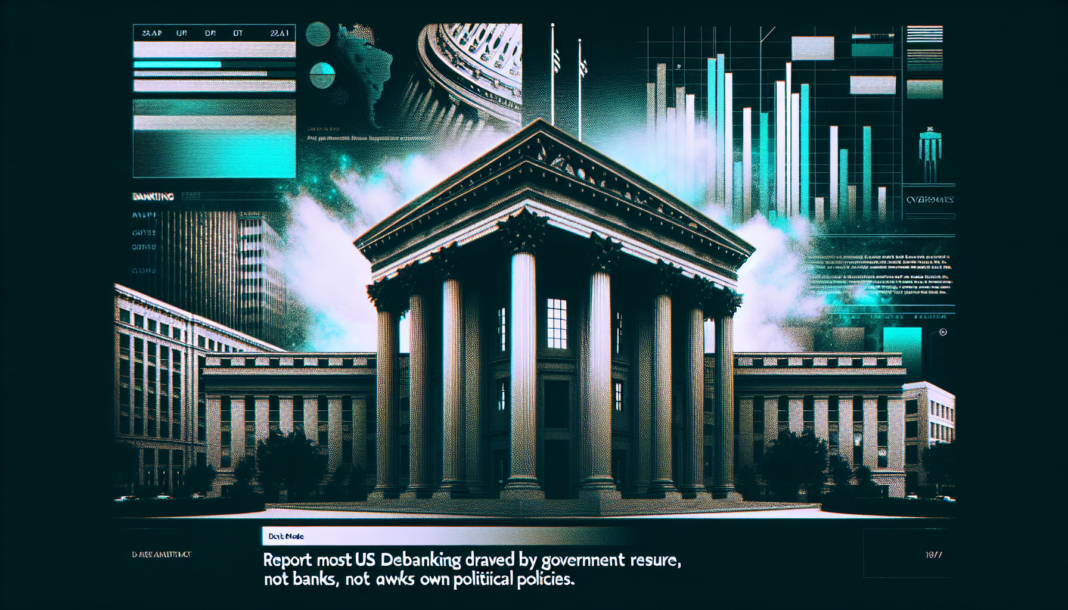 Report: Most US debanking driven by government pressure, not banks' own political policies