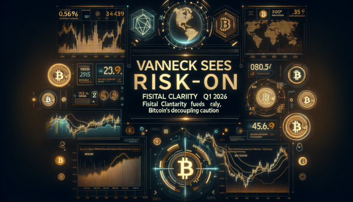 VanEck Sees Risk-On Q1 2026 Fiscal Clarity Fuels Rally; Bitcoin's Decoupling Spurs Caution