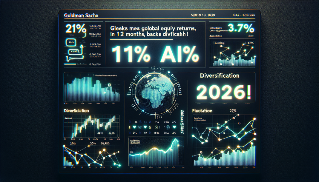 Goldman Sachs Sees 11% Global Equity Returns in 12 Months, Backs Diversification, AI 2026!