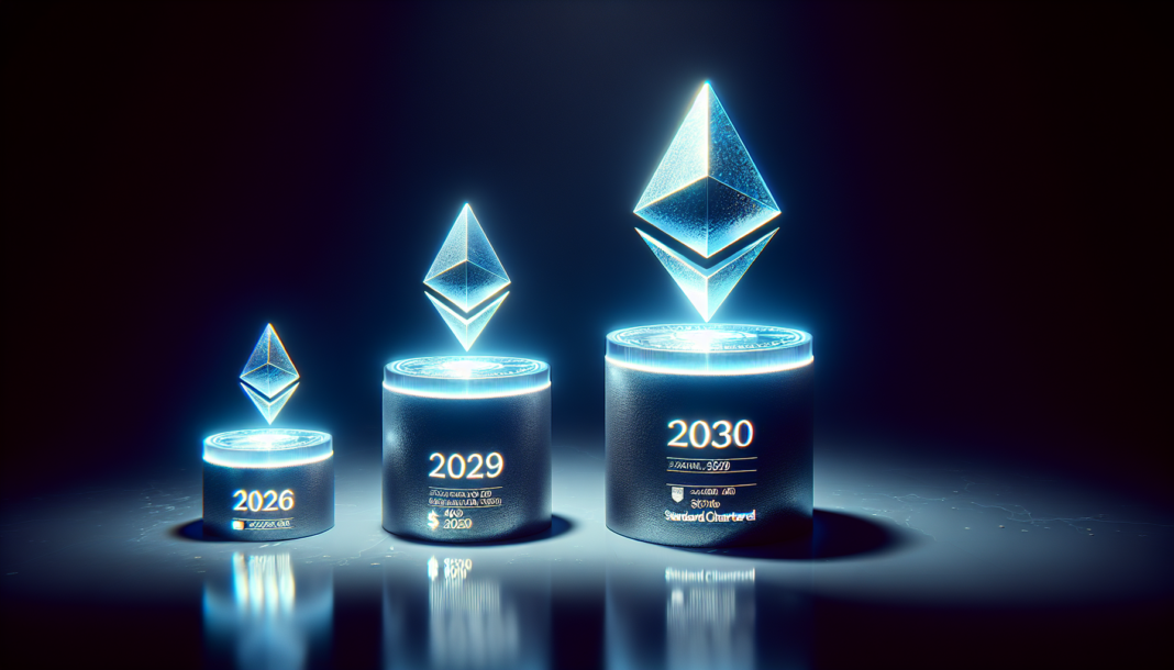Standard Chartered: Ethereum to hit $7,500 in 2026, $30K by 2029 and $40K by 2030 official