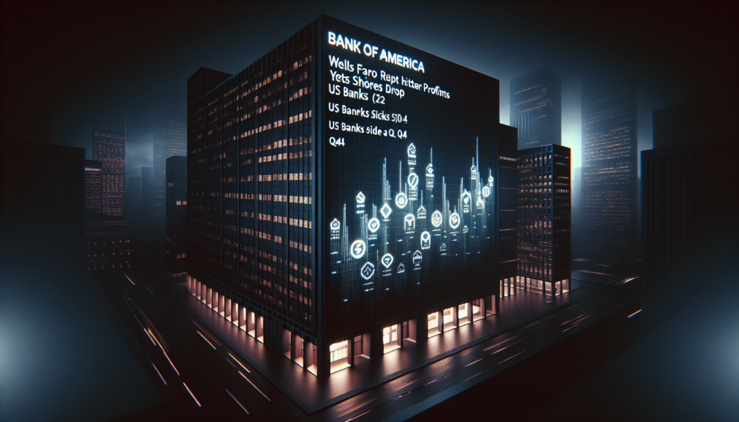 Bank of America, Wells Fargo report higher profits yet shares drop, US banks slide amid Q4