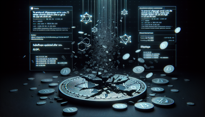 YO Protocol slippage error cuts $3.73M swap to $112K — safeguards updated after glitch now