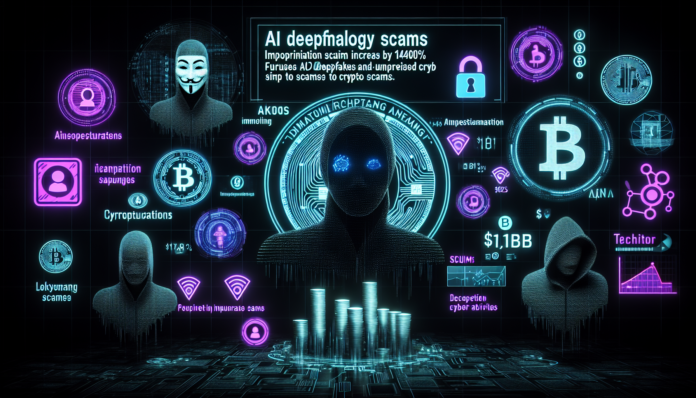 AI deepfakes drive $17B crypto scam surge in 2025; impersonation scams jump 1,400% & scale