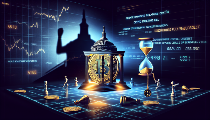 Senate Banking delays crypto market-structure bill as industry, Coinbase pull support now!