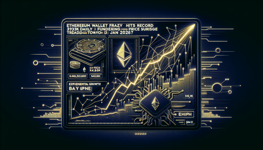Ethereum wallet frenzy hits record 393K daily fueling price surge toward: $4K by Jan 2026?