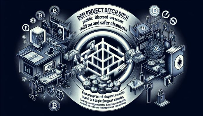 DeFi projects ditch public Discord over scams shift to ticketed support and safer channels