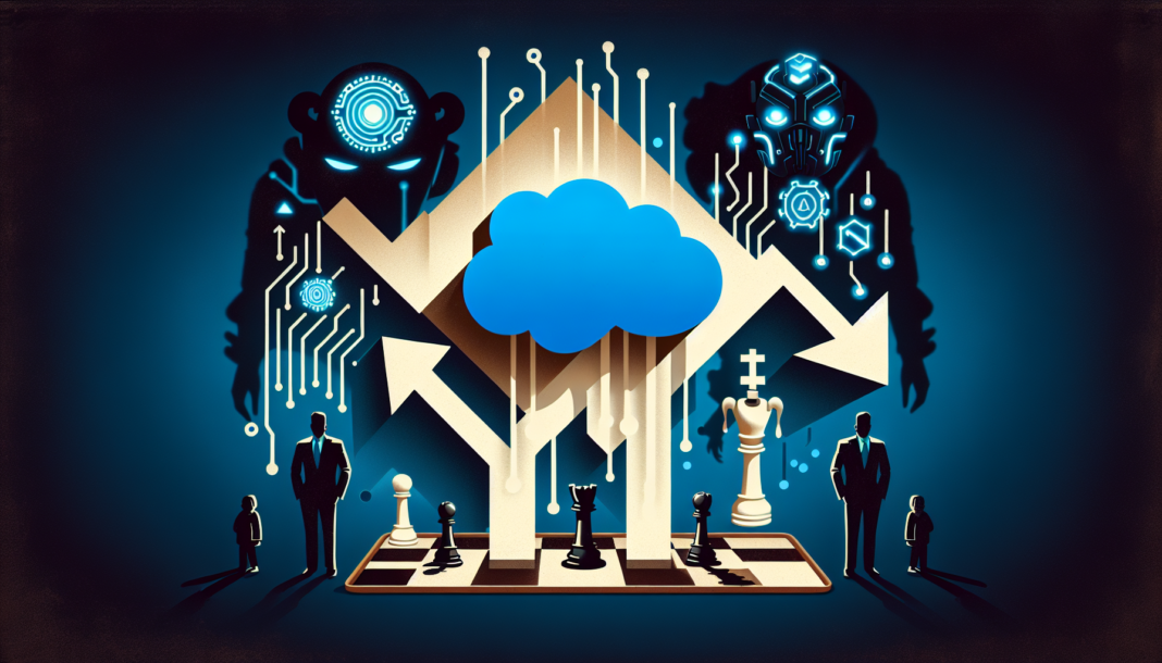 Salesforce down 10% YTD; investors fear AI disruption as leadership transition looms today