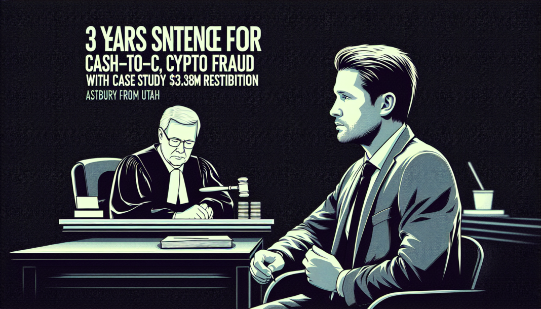 Utah man Brian Sewell sentenced to 3 years for cash-to-crypto fraud; $3.8M restitution DOJ.
