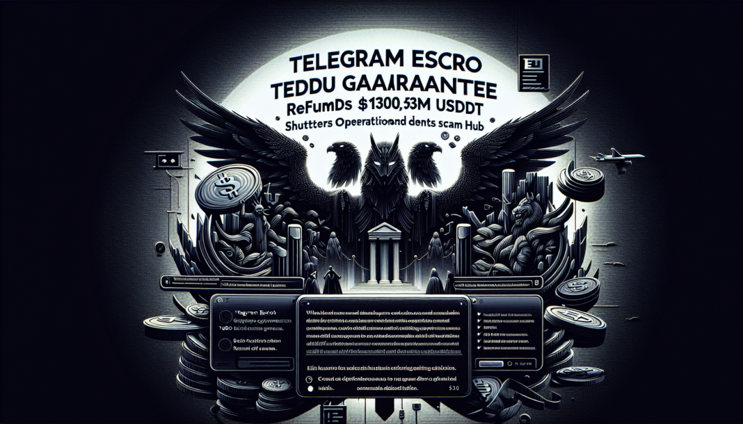 Telegram escrow Tudou Guarantee refunds $130M USDT, shutters operations and dents scam hub