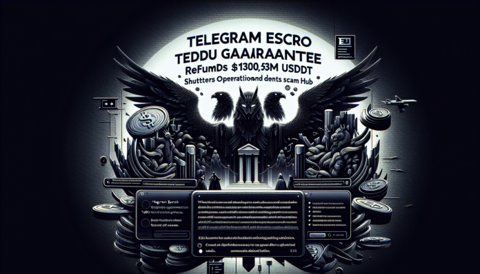Telegram escrow Tudou Guarantee refunds $130M USDT, shutters operations and dents scam hub