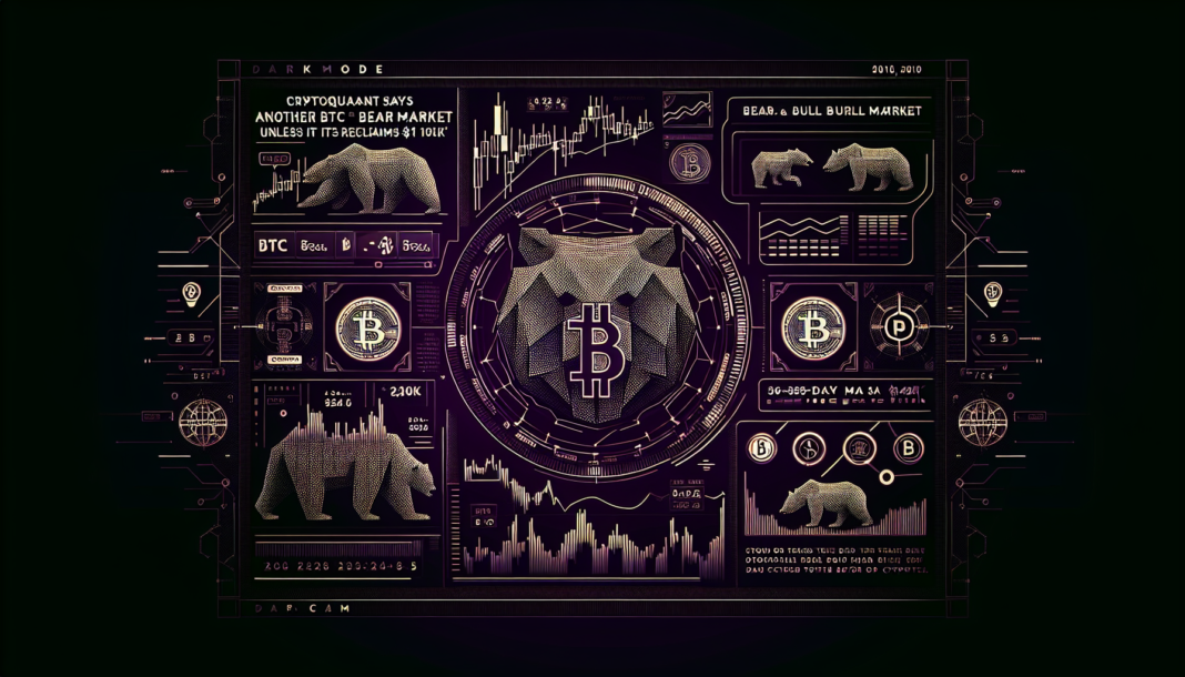 CryptoQuant says BTC risks another 2026 bear market unless it reclaims 365-day MA at $101K