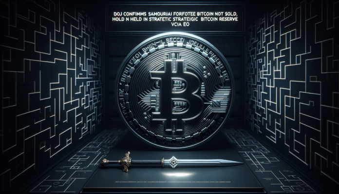 DOJ Confirms Samourai Forfeited Bitcoin Not Sold; Held in Strategic Bitcoin Reserve via EO