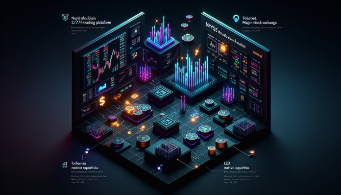 NYSE develops blockchain 24/7 trading platform for tokenized, native equities, pending OK.