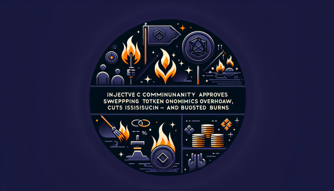 Injective community approves sweeping tokenomics overhaul, cuts issuance and boosts burns.