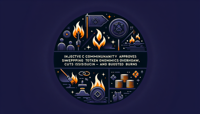 Injective community approves sweeping tokenomics overhaul, cuts issuance and boosts burns.