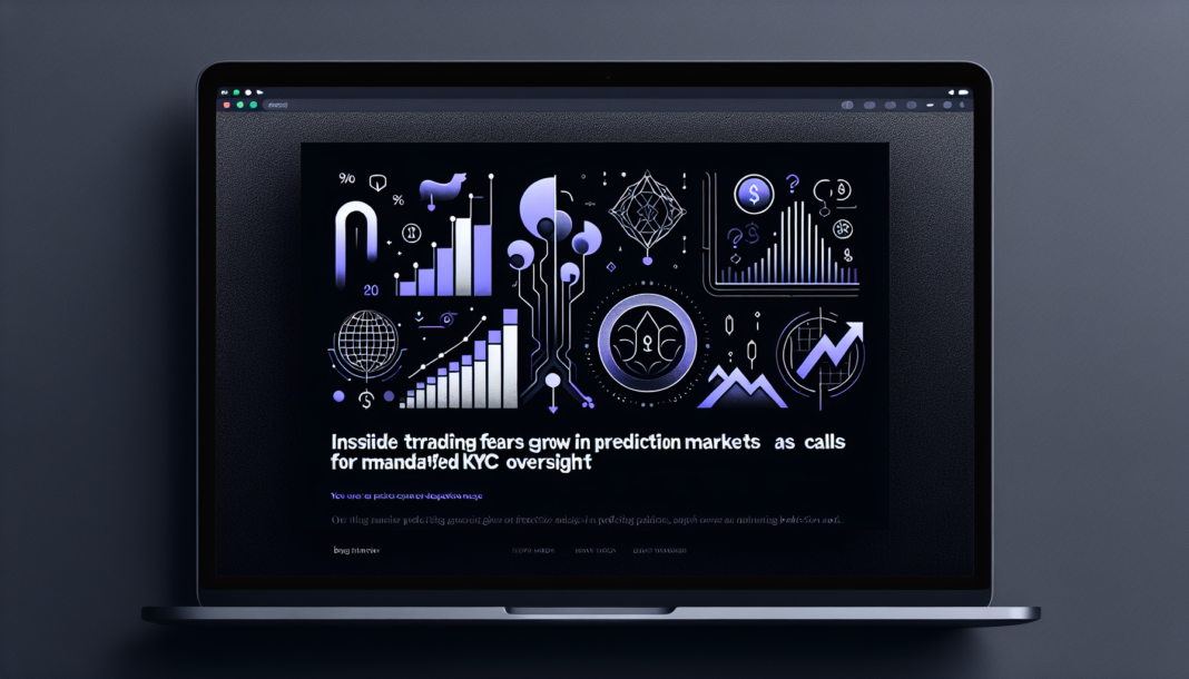 Insider trading fears grow in prediction markets as calls mount for mandated KYC oversight