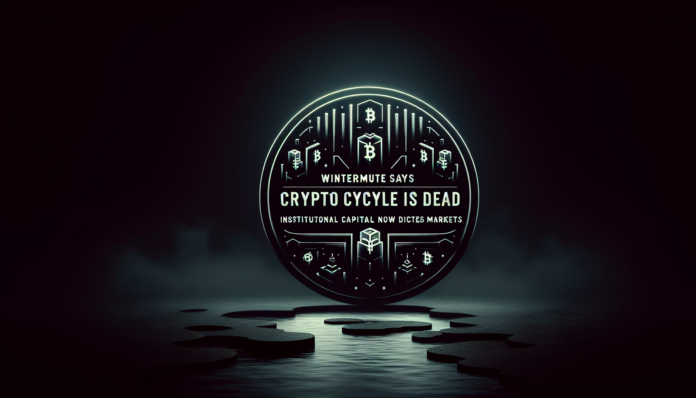Wintermute Says Four-Year Crypto Cycle Is Dead; Institutional Capital Now Dictates Markets