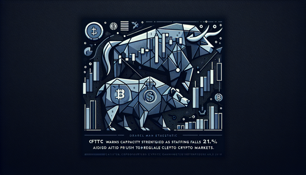 CFTC warns capacity strained as staffing falls 21.5% amid push to regulate crypto markets.