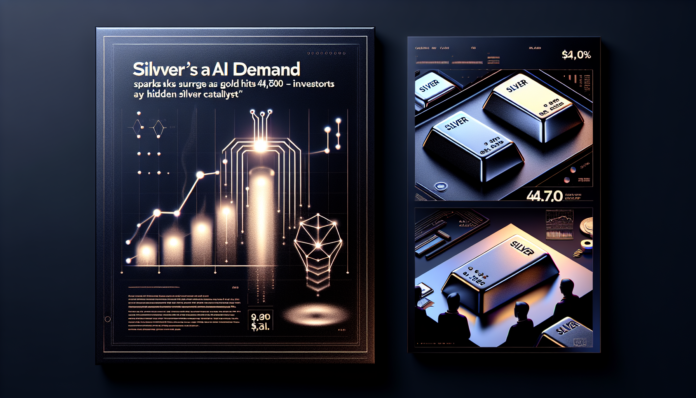Silver's AI Demand Sparks Surge as Gold Hits $4,700 — Investors Eye Hidden Silver Catalyst