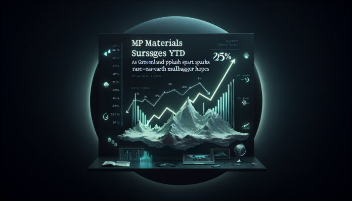 MP Materials surges 25% YTD as Trump's Greenland push sparks rare-earth multibagger hopes.