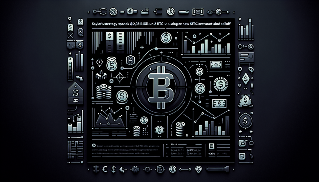 Saylor’s Strategy Spends $2.13B on 22,035 BTC, Using New STRC Instrument Amid Selloff