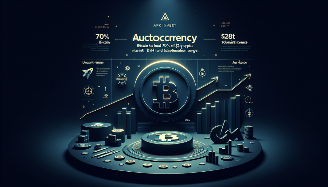 ARK Invest: Bitcoin to Lead 70% of $28T Crypto Market by 2030; DeFi and Tokenization Surge