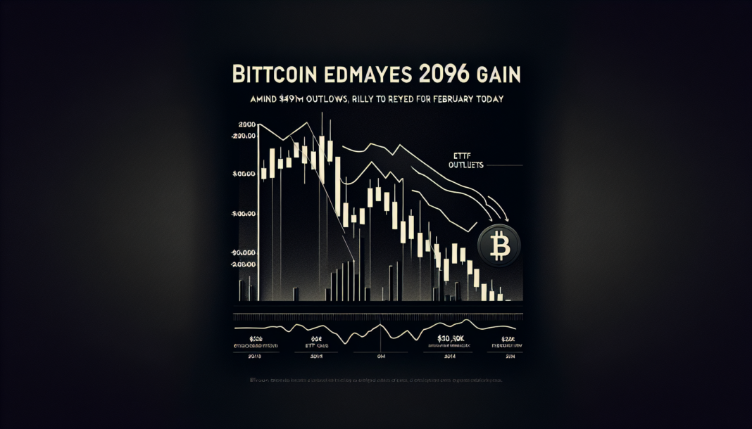 Bitcoin Erases 2026 Gains Amid $490M ETF Outflows; Rally to $102K Eyed for February Today.