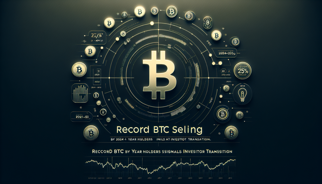 Record BTC selling by 2+ year holders in 2024–25 signals investor transition, CryptoQuant.