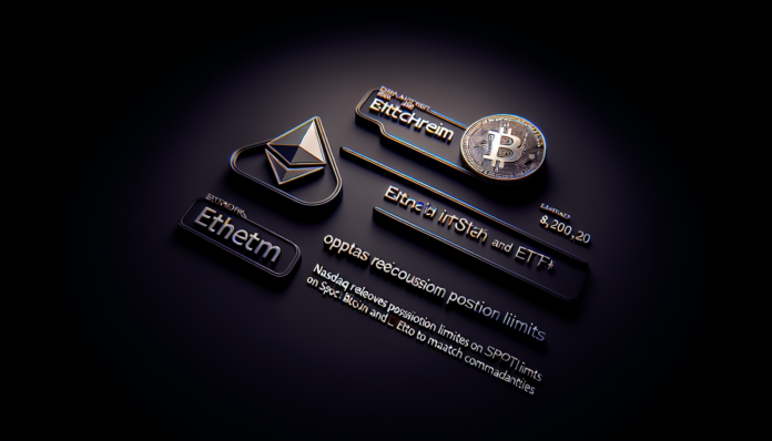 Nasdaq removes options position limits on spot Bitcoin and Ether ETFs to match commodities