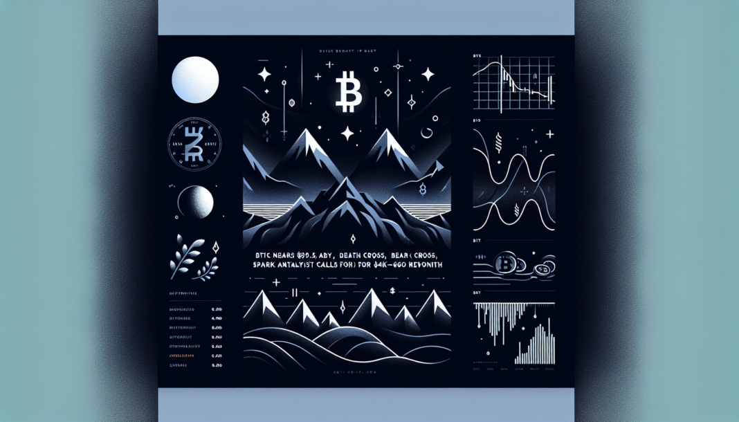 BTC nears $89.5K as 2-day death cross, bear flag spark analyst calls for $40K-$60K revisit