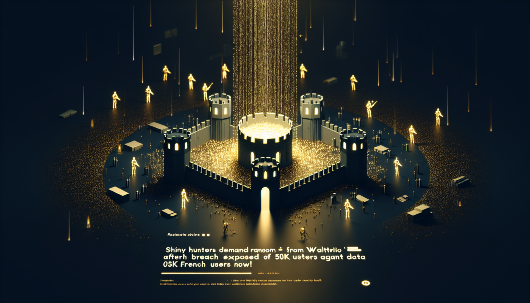 Shiny Hunters demand ransom from Waltio after breach exposed data of 50k French users now!