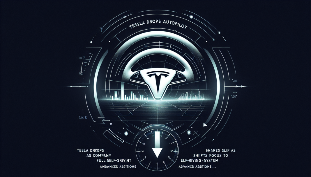 Tesla drops Autopilot, shares slip as company shifts focus to FSD and Optimus ambitions...