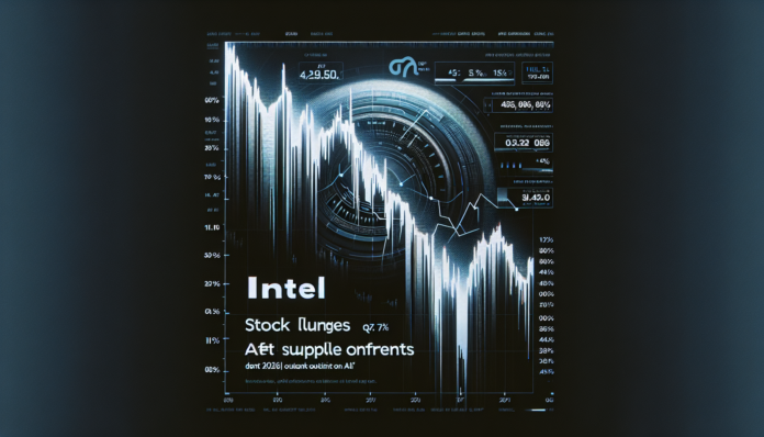 Intel stock plunges 17% after weak Q1 guidance, supply constraints dent 2026 outlook on AI