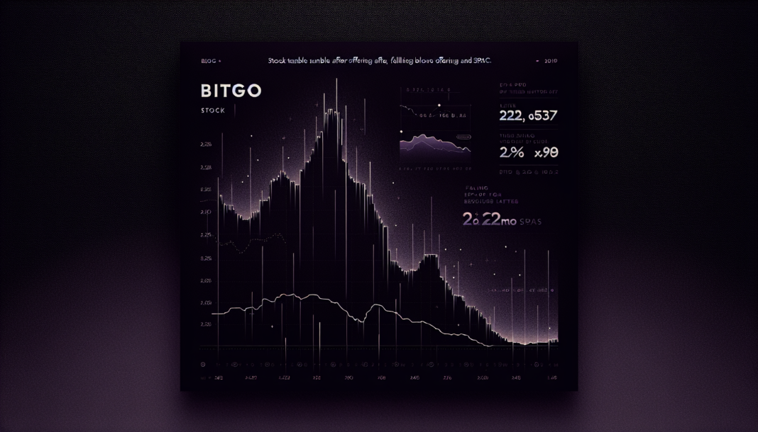 BitGo stock tumbles 22% after IPO debut, falling below offering after $212M raise and SPAC