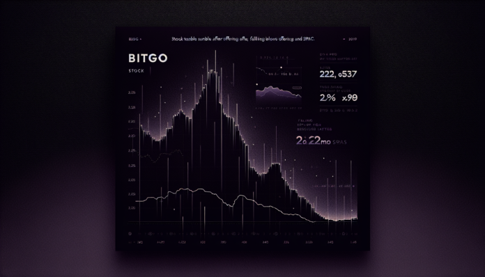 BitGo stock tumbles 22% after IPO debut, falling below offering after $212M raise and SPAC
