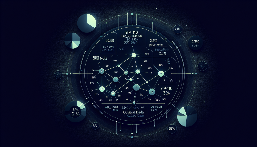 583 nodes (2.38%) signal BIP-110 support to cap OP_RETURN and output data limits amid rift