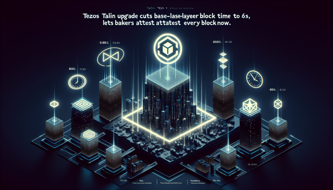 Tezos Tallinn upgrade cuts base-layer block time to 6s, lets bakers attest every block now