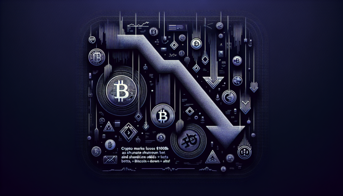 Crypto market loses $100B as shutdown odds hit 80% amid surge in bets; Bitcoin down +alts!