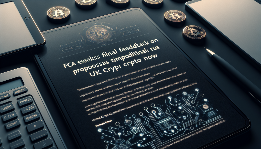 FCA seeks final feedback on proposals to impose traditional finance rules on UK crypto now