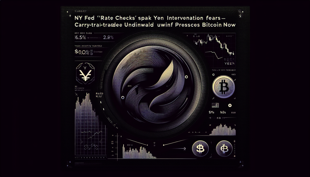 NY Fed 'rate checks' spark yen intervention fears—carry-trade unwind pressures Bitcoin Now