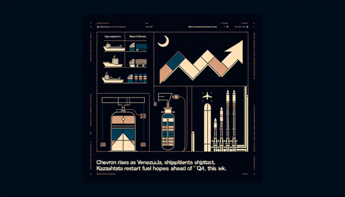 Chevron rises as Venezuela shipments and Kazakhstan restart fuel hopes ahead of Q4 this wk