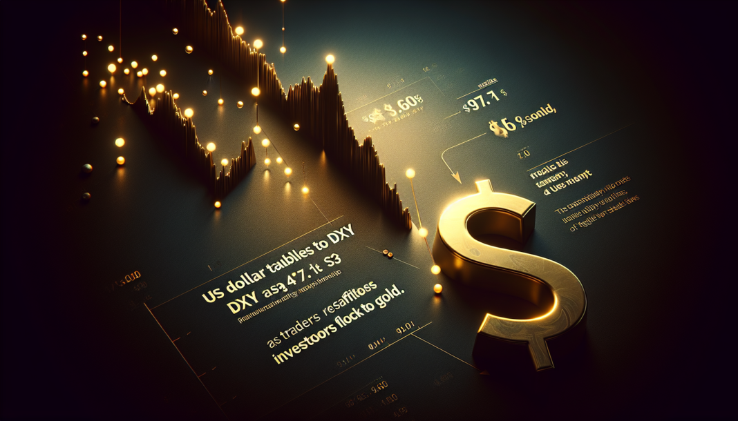 US dollar tumbles to DXY 97.1 as traders reassess Trump tariffs, investors flock to gold...