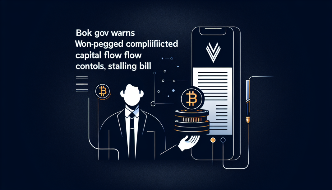 BOK gov warns won-pegged stablecoins could complicate capital flow controls, stalling bill