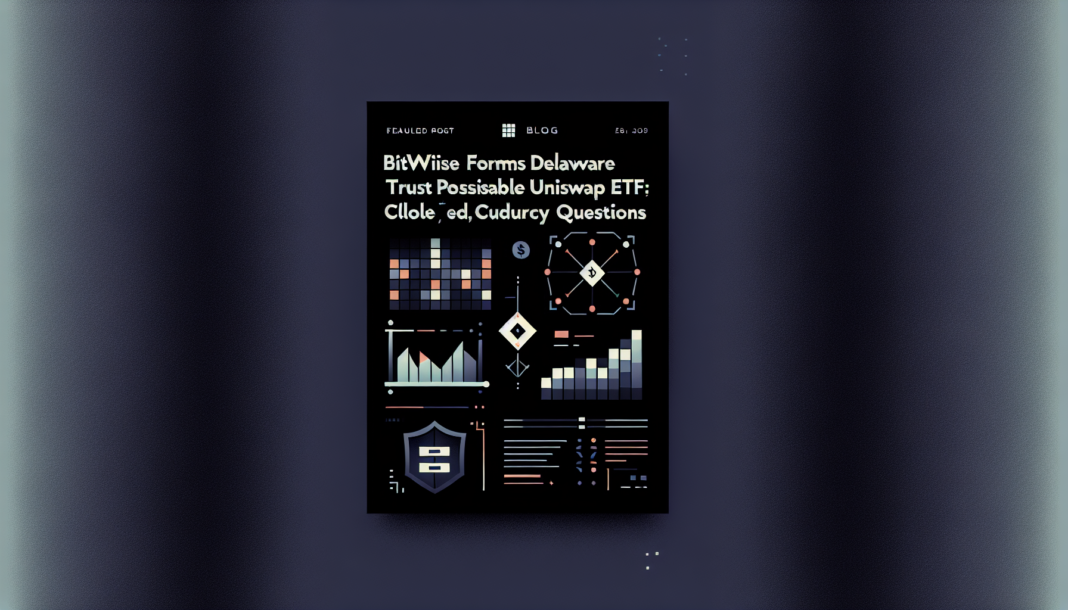 Bitwise Forms Delaware Trust for Possible Uniswap ETF; SEC Probe Closed, Custody Questions