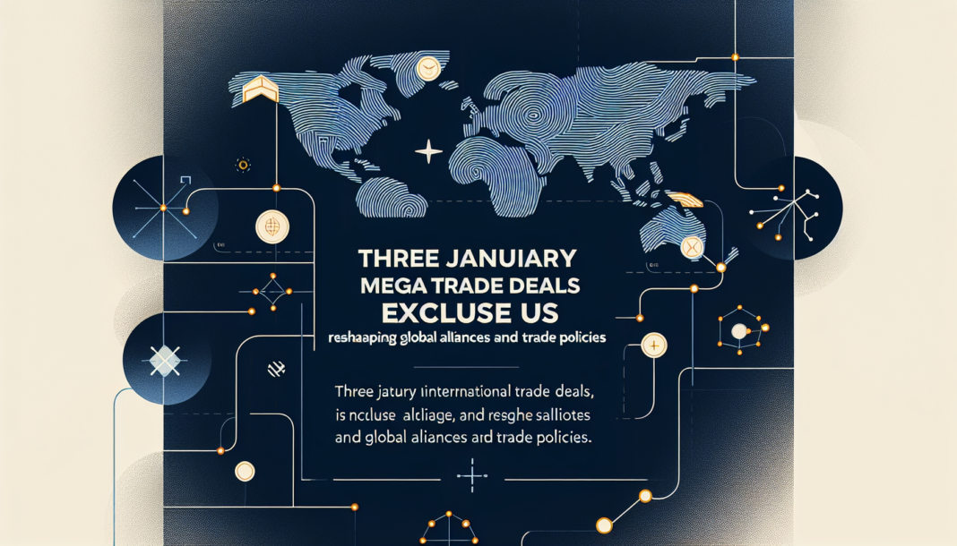 Three January mega trade deals exclude US, reshaping global alliances and trade policies!!