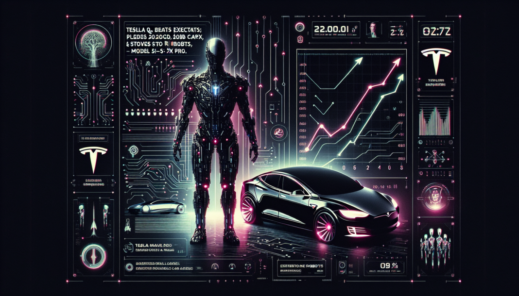 Tesla Q4 beats estimates; Musk pledges $20bn capex, pivots to robots, ends Model S/X prod.